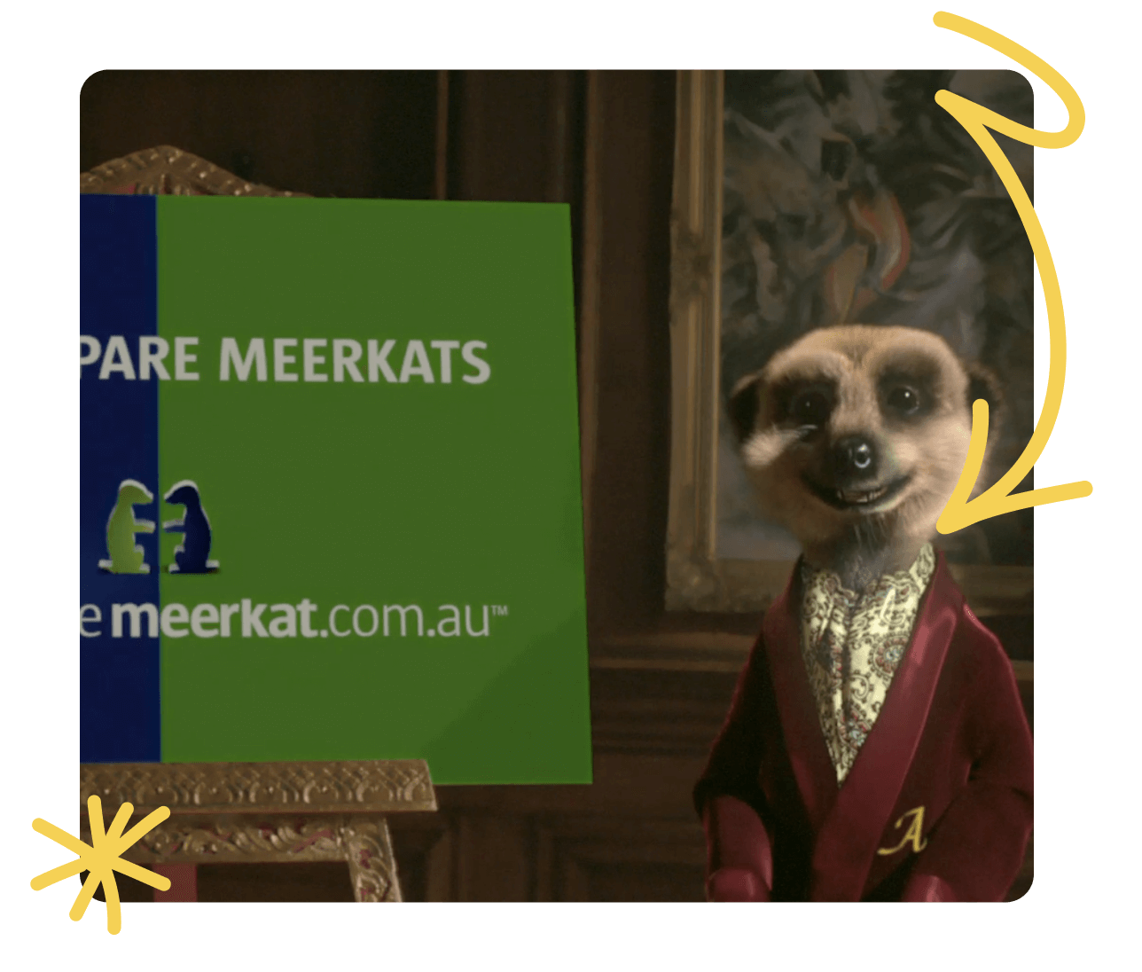 Alexi standing in front of a presentation