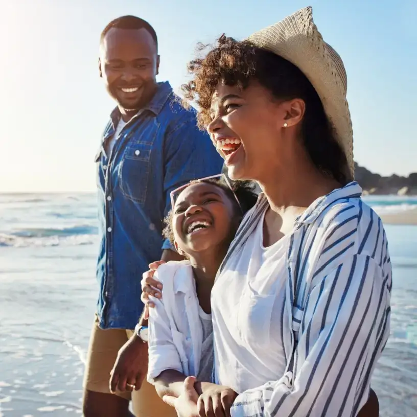 Family with life insurance